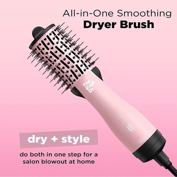 Conair InfinitiPRO The Knot Dr. Dryer Brush, Pink NIB New in Box - Picture 3 of 7